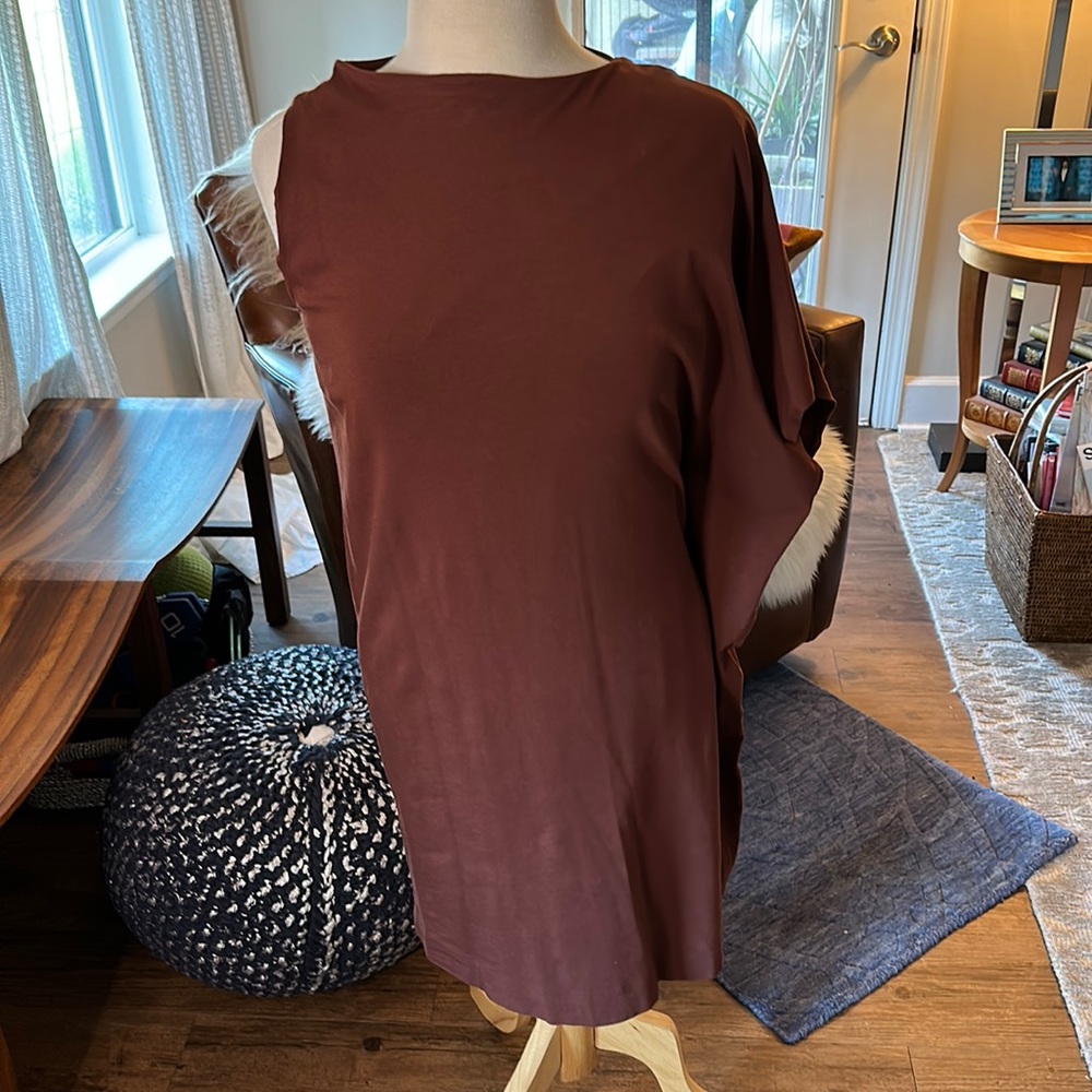 Brunelleschi Cucinelli jersey dress medium m